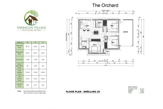 Floor Plan (The Orchard)