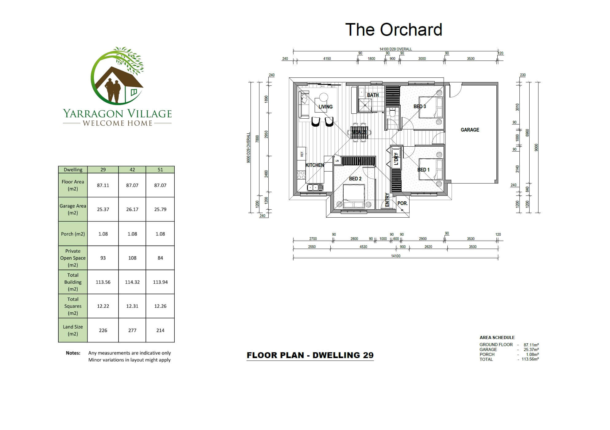 Floor Plan (The Orchard)